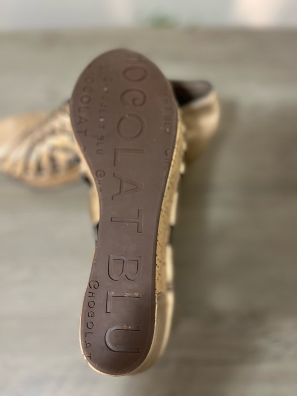Chocolat Blu Bronze Wedges - Picture 6 of 7